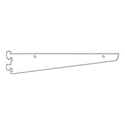 8" RVS844 Heavy-Duty Uphook Shelf Bracket, Stain Zinc