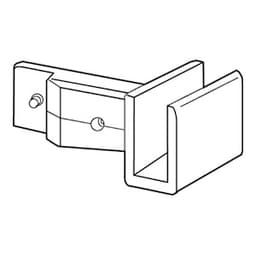 RVS845 Hangrod Adapter, Polished Chrome Finish