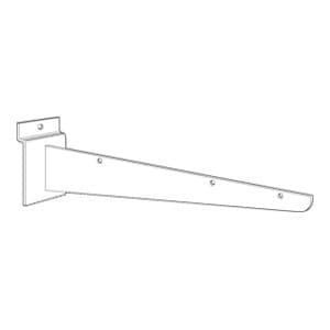 Shelf Brackets, Heavy-Duty Slatwall Reeve