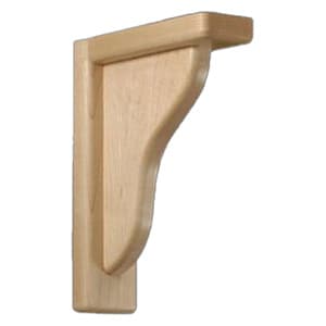10" x 2" x 8" Support Bracket, Cherry 2/Box