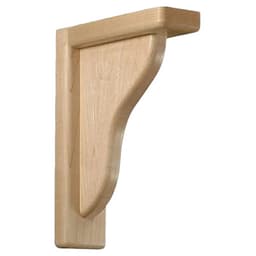 10" x 2" x 8" Support Bracket, Red Oak 2/Box