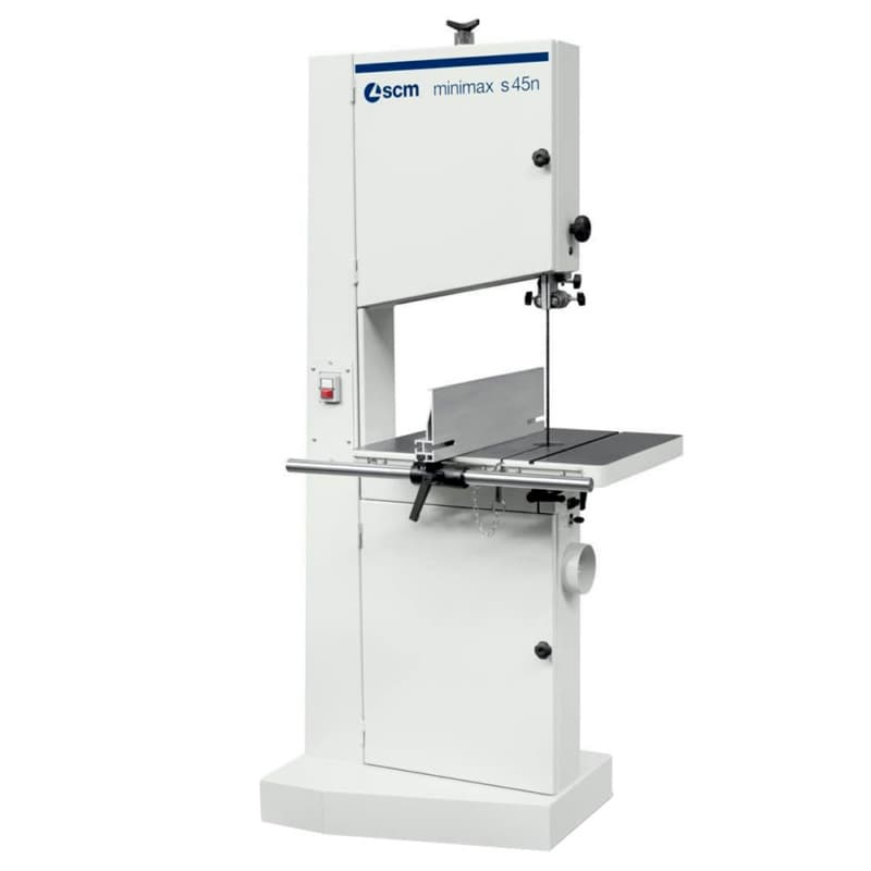 Minimax Single-Phase 2.5Hp Bandsaw w/18" flywheels dia., 12" resaw height, 17.25" cutting width, 146"recommended blade length, 1/16" - 1" blade width
