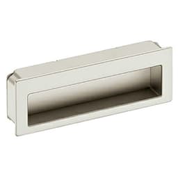 3-3/4" 2Z078 Series Cabinet Flush Pull, Satin Nickel