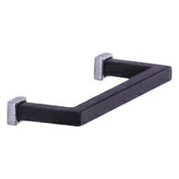 2-1/2" 34043 Series Cabinet Pull, Matte Black/Matte Chrome