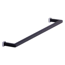 7-1/2" 34043 Series Cabinet Pull, Matte Black/Matte Chrome