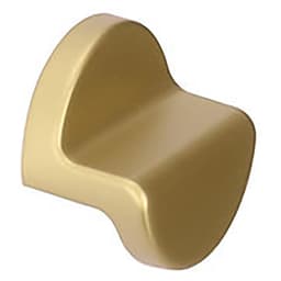 1-1/4" 22766 Series Semi Round Cabinet Knob, Matte Gold