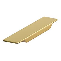 2-1/2" 2Z045 Series Cabinet Tab Pull, Matte Gold