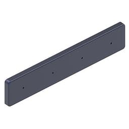 15-3/4" 88947 Series 4 Hook Rack, Anthracite