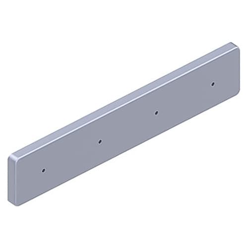 15-3/4" 88947 Series 4 Hook Rack, Silver