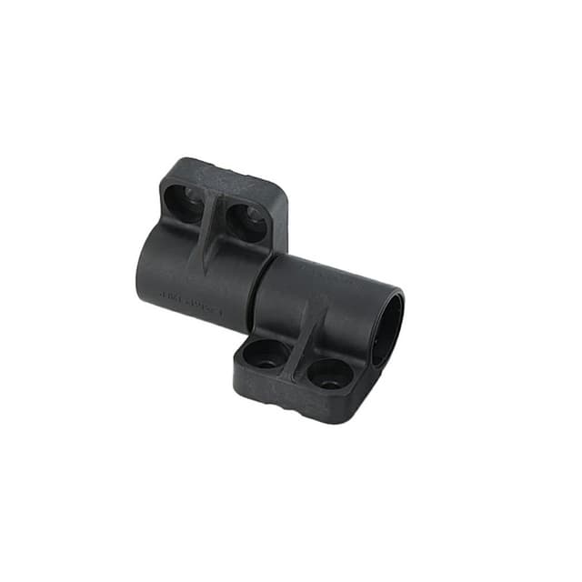 75mm Soft-Close Damper Hinge with Bracket, Dark Gray