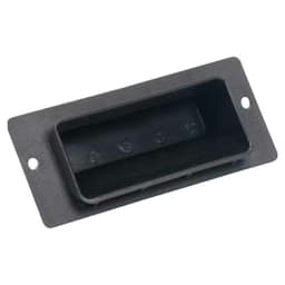 5-5/16" Cabinet Recessed Flush Pull, Black