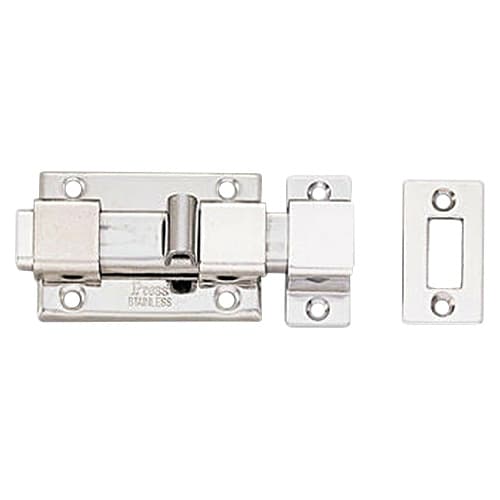 32mm Stainless Steel Slide Bolt, Polished