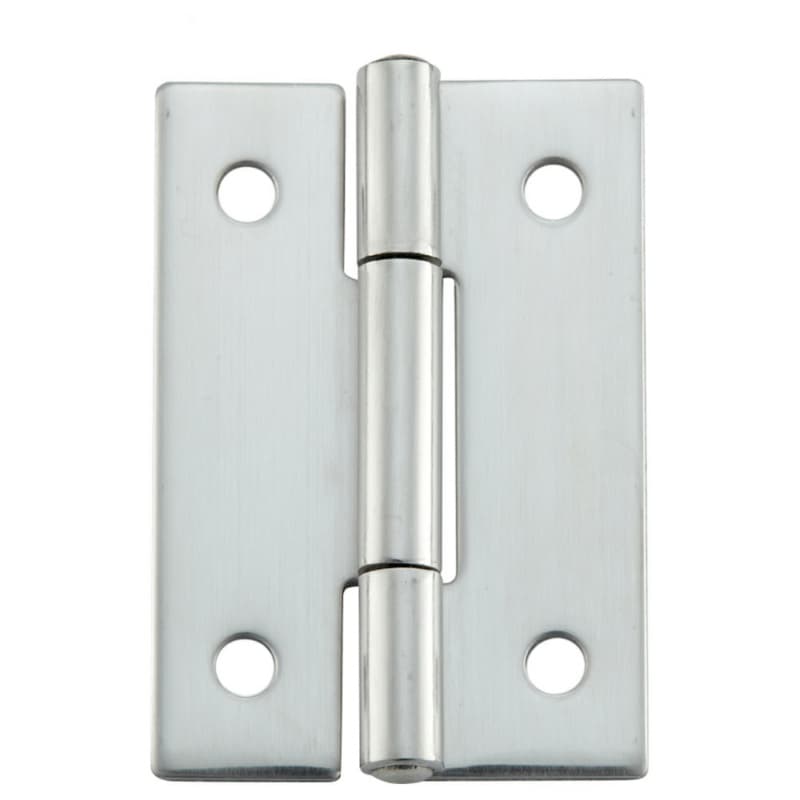 35mm x 50mm Butt Hinge with Holes, Mirror