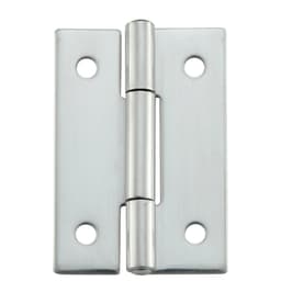 35mm x 50mm Butt Hinge with Holes, Mirror