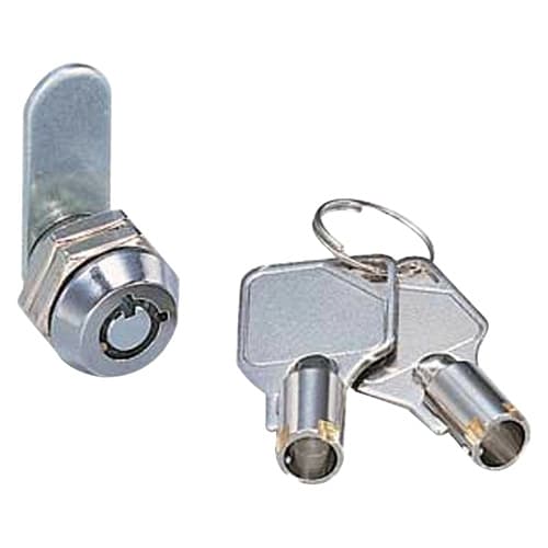 NAL-S-1 Sheet Metal Mini Cam Lock, Chrome, Keyed Alike/Keyed Different