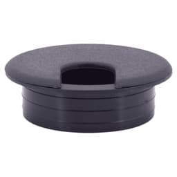 60mm Round Cable Grommet, Black