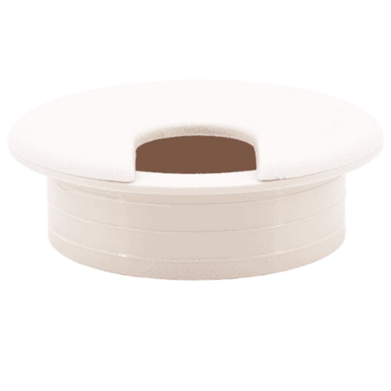 60mm Round Cable Grommet, Cream