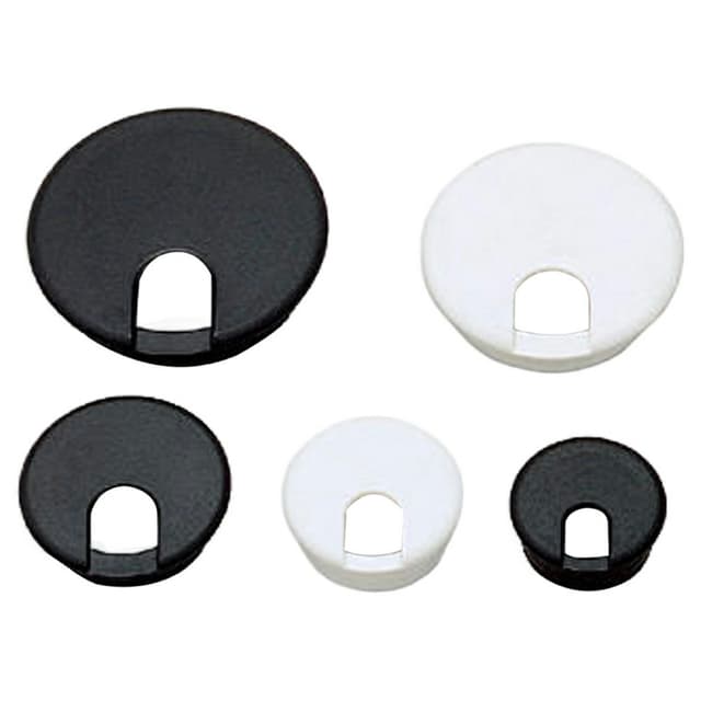 Sugatsune, Round Cable Grommet S76 Series, 1-Piece Plastic