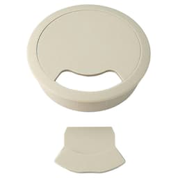92mm Round Cable Grommet, Beige