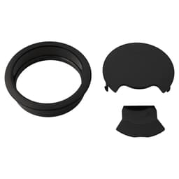 92mm Round Cable Grommet, Black