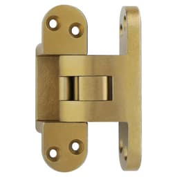 518 Wrap Around Invisible 92° Opening Hinge, Satin Brass