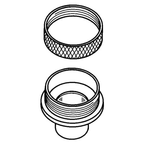 9/16" Porter Cable Guide Bushing and Locknut