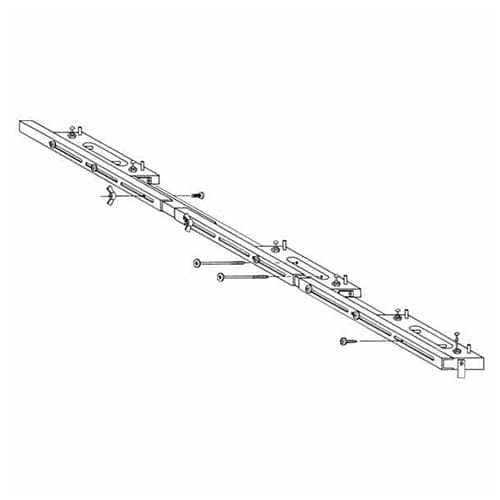 Invisible Hinge Router Guide System with Door to Door Jamb