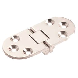 Flip-Top Table 180° Opening Hinge, 1-3/16", Chrome