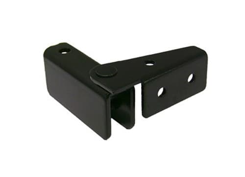 Glass Door 194° Opening Hinge, Semi-Gloss Black