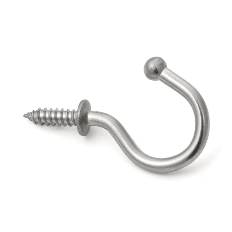 33.8mm Wire Hook, Polished Stainless Steel