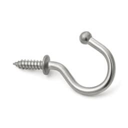 33.8mm Wire Hook, Polished Stainless Steel