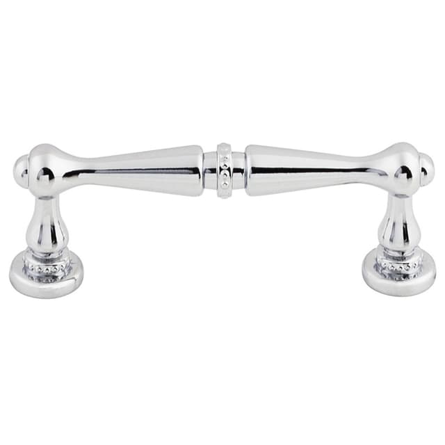 3" Edwardian Handle Pull, Polished Chrome