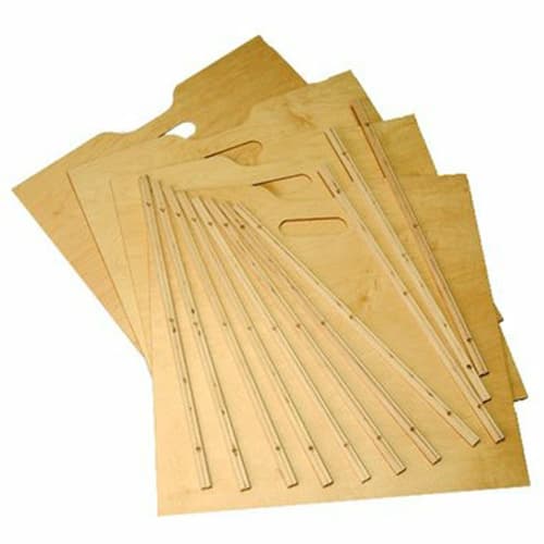 3/16" Tra-Sta Organizer, 4 Dividers, Maple
