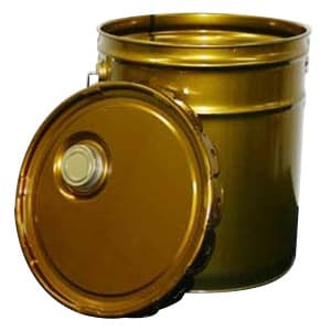 The Cary Company Empty Can, Metal, Lined