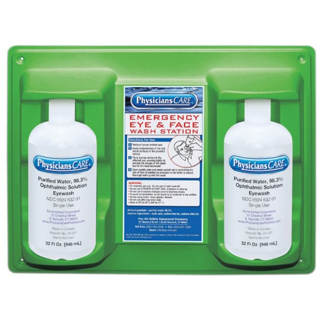 Eyewash Station, Dual Bottle