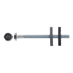 3-1/2" x 20 Bolt Head Hex Drive Installation Draw Bolt, 1/4 x 20 Thread and Blunt Point, Zinc, Box of 5 Hundred