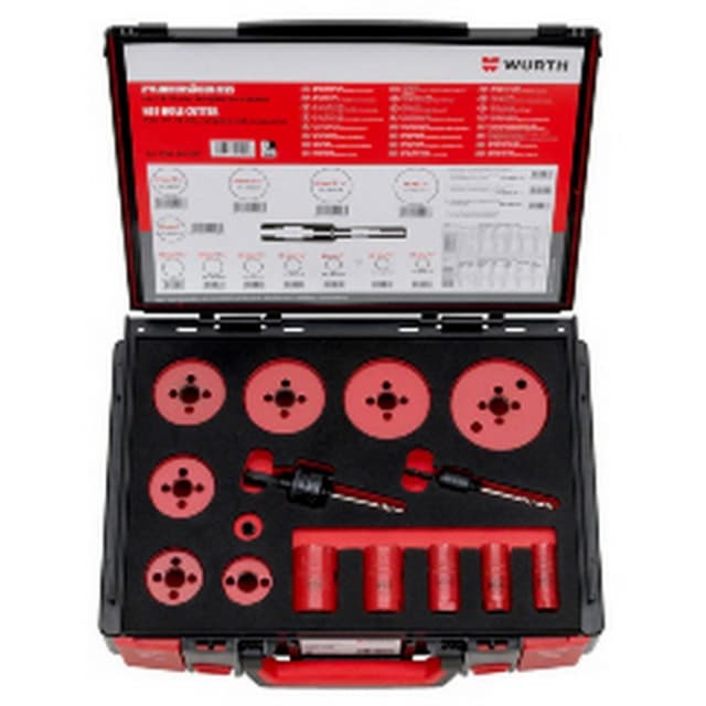 19mm - 76mm Hole Saw Kit (16 Piece Kit)