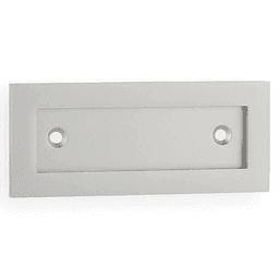 3-3/8" Tag Holder, Satin Aluminum