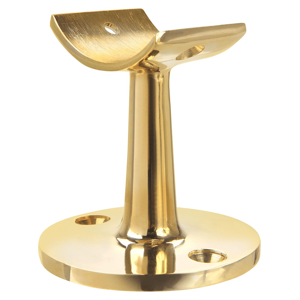 2" Saddle Post, Polished Brass