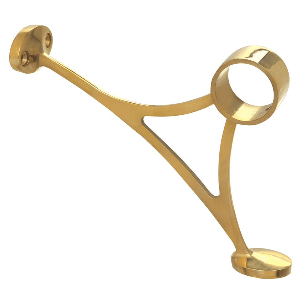 1-1/2" Combination Bracket, Polished Brass