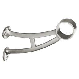 1-1/2" Bar Bracket, Satin Stainless Steel