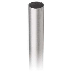 2" x 6' Rail Tubing, Satin Stainless Steel