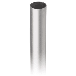 2" x 6' Rail Tubing, Satin Stainless Steel