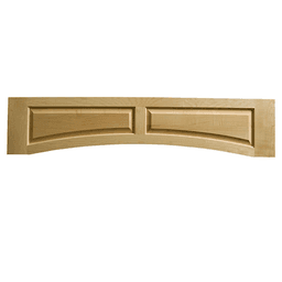 10-1/2" x 54" Raised Panel Valance, Hickory