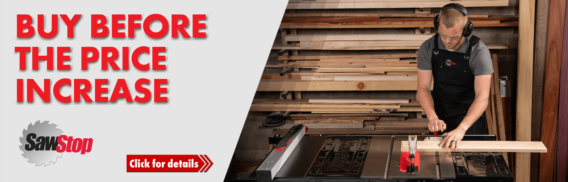 Buy SawStop before the Price Increase - 7/15/25