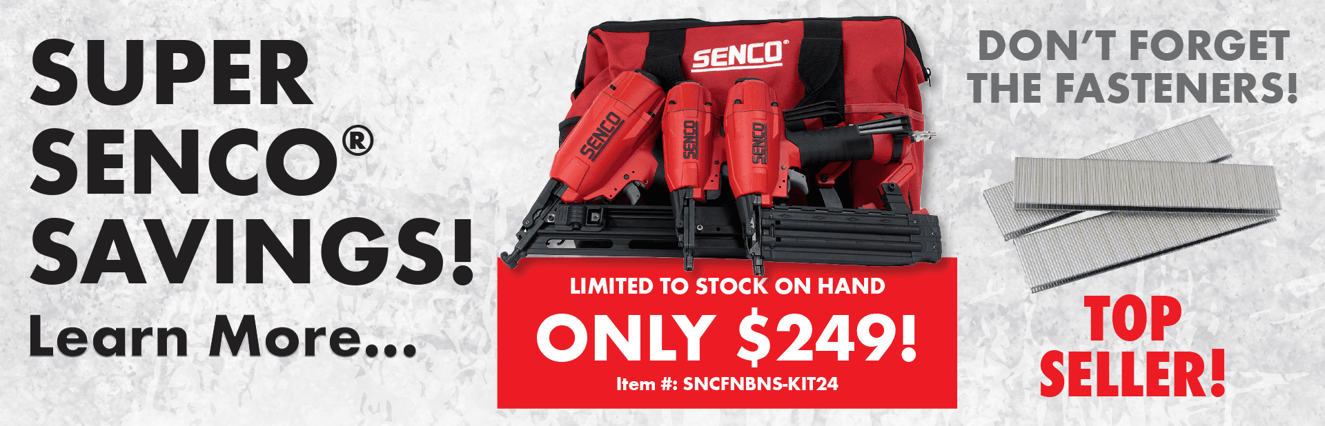 Save on a Senco 3-Tool Combo Kit!