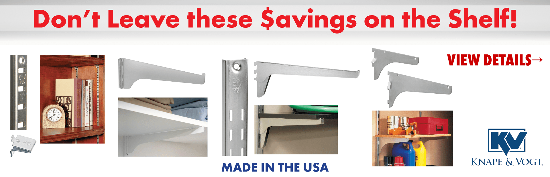 Save on Select KV Standards and Brackets!
