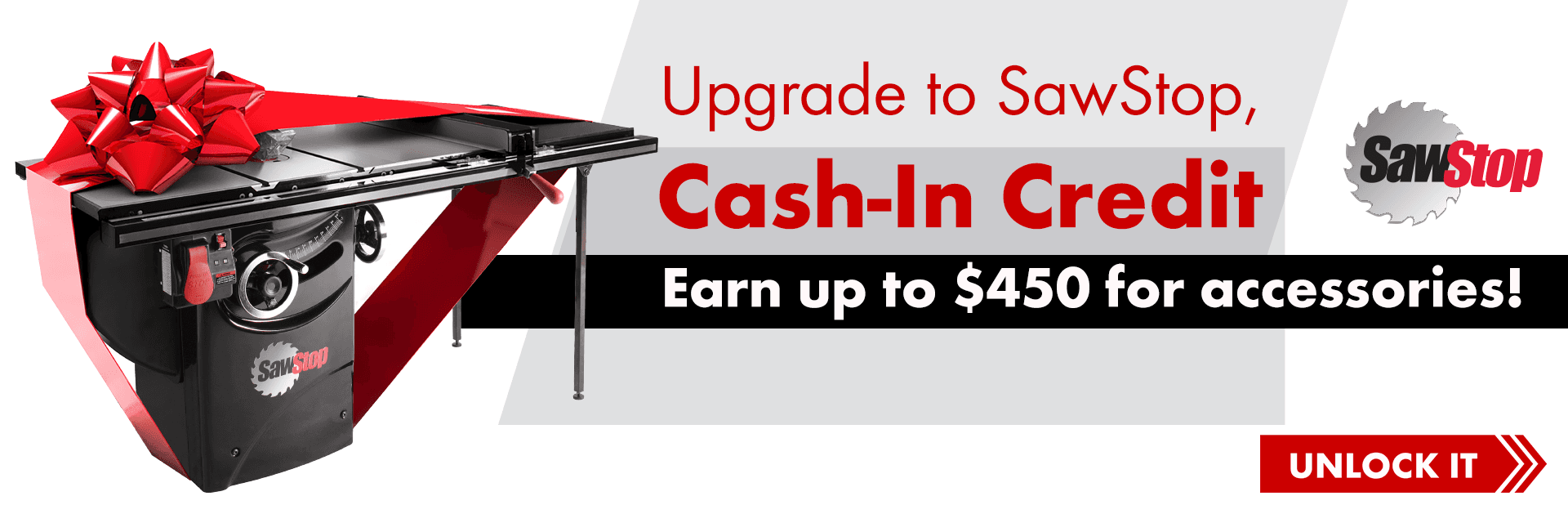 Update To SawStop Cash In Credit