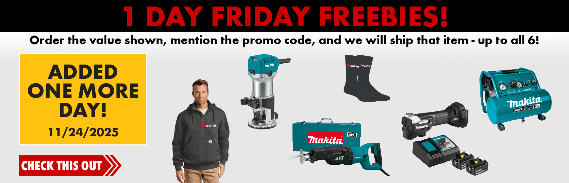1 Day Freebie Friday Promotion - Added One More Day!