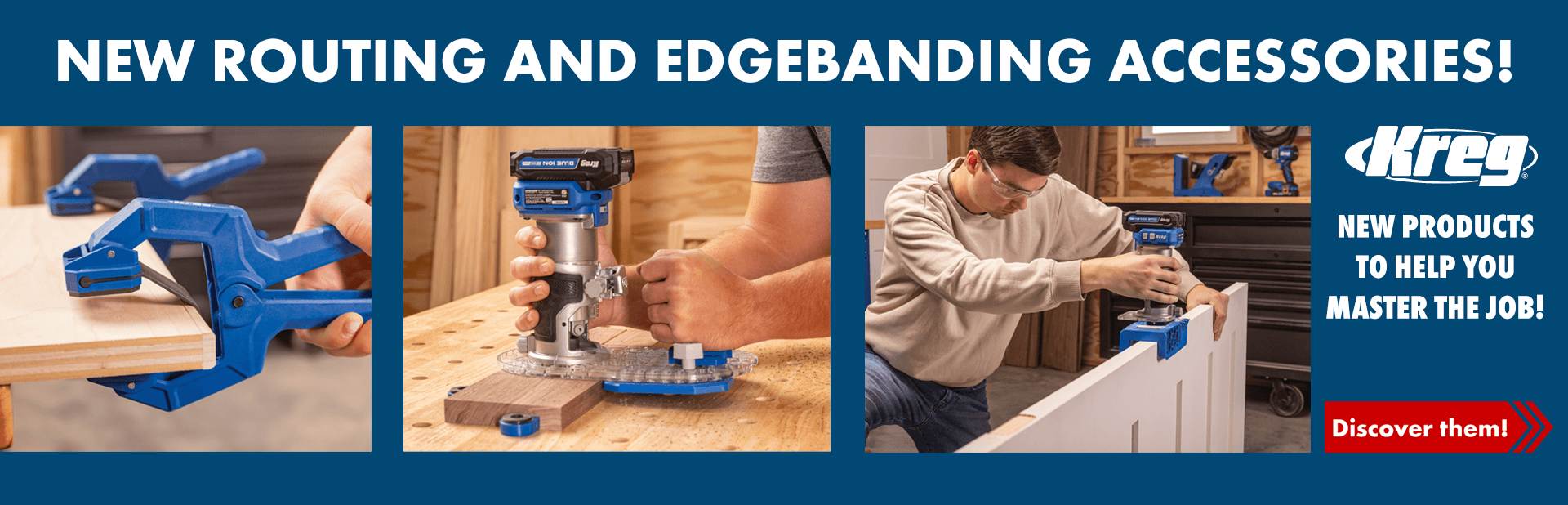 New Kreg Edgebanding and Routing Accessories!